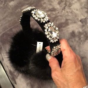 Rhinestone ear muffs